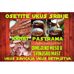 Pastrama krnat mix zaliveno u mast 2.5 kg