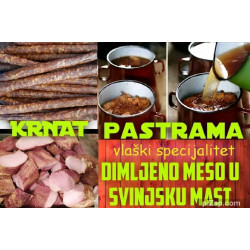 Pastrama krnat mix zaliveno u mast 5 kg