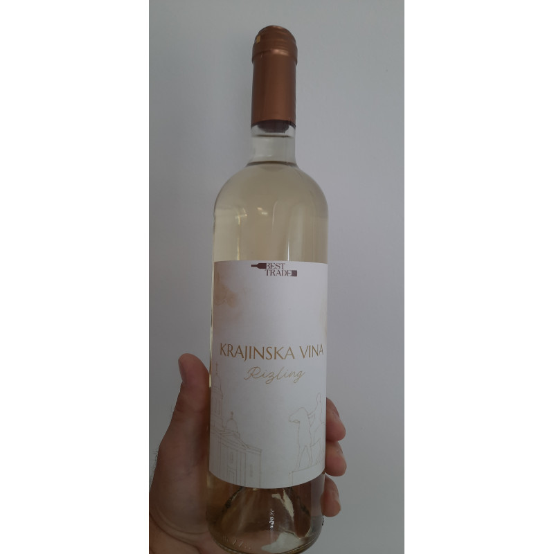 "Krajinska vina" Rizling 0,75 "Krajinska vina" Rizling 0,75