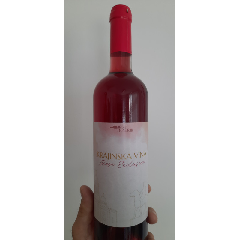 "Krajinska vina"Rose excluzive 0,75 "Krajinska vina"Rose excluzive 0,75