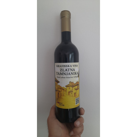 "Krajinska vina"zlatna tamnjanika 0,75