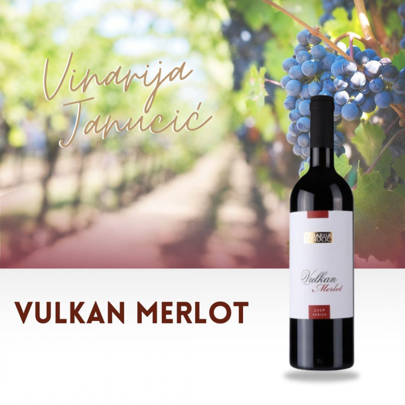 Vulkan merlot 0,75 Vulkan merlot 0,75