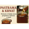 PASTRAMA domaće dimljeno proprženo meso zaliveno u mast  kofa od 2.5.kg