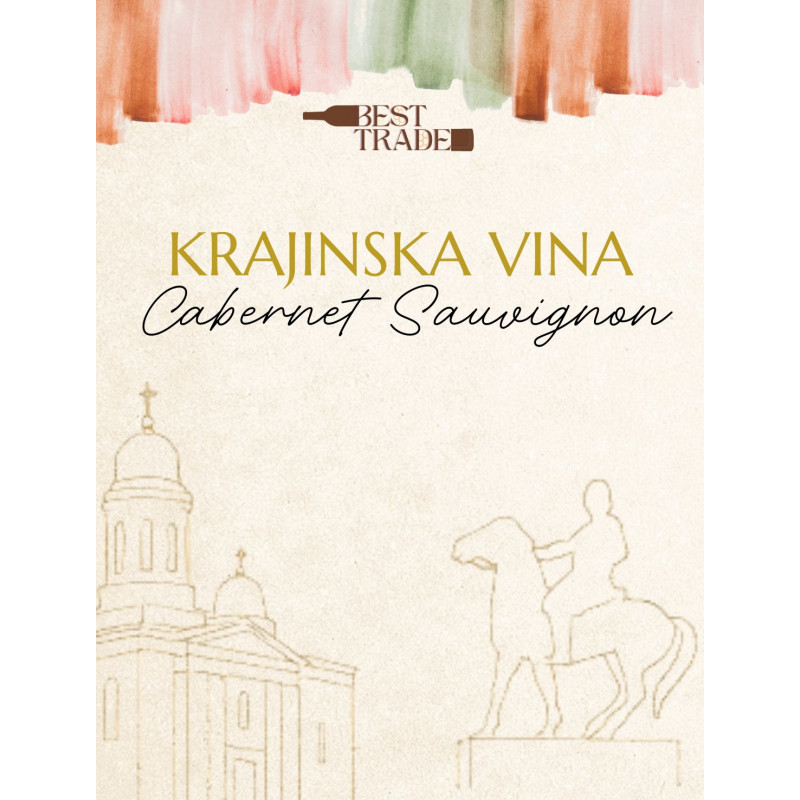 "Krajinska vina" Cabernet Sauvignon 0,75l "Krajinska vina" Cabernet Sauvignon 0,75l