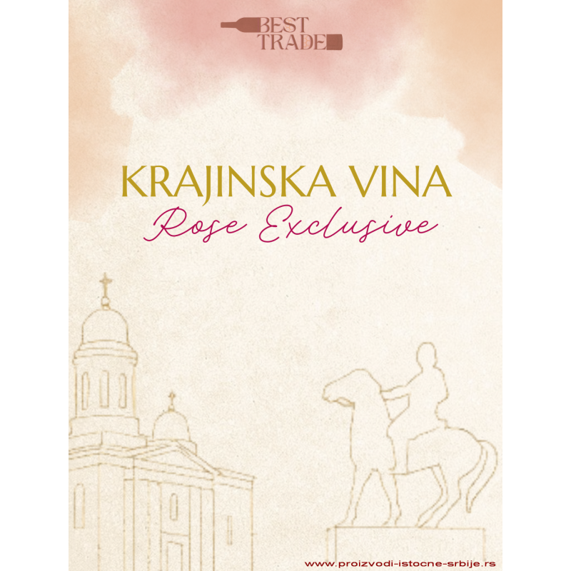 "Krajinska vina"Rose excluzive 0,75 "Krajinska vina"Rose excluzive 0,75