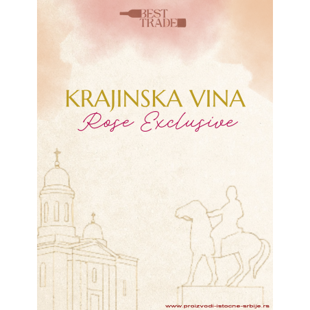 "Krajinska vina"Rose excluzive 0,75