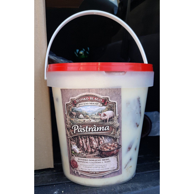 Pastrama krnat mix zaliveno u mast 2 kg